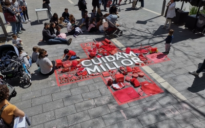 Una imatge de la mobilització | Cedida